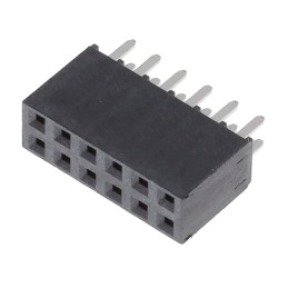 10 pcs : SSW-106-06-S-D - CONN RCPT 12POS 0.1 GOLD PCB