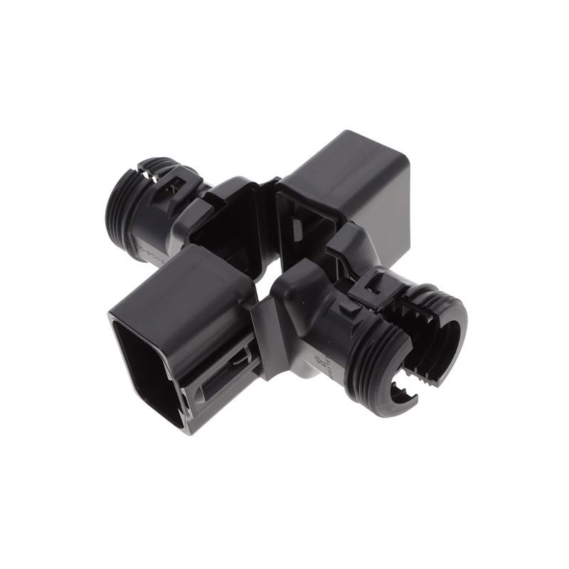 10 pcs : 1011-249-1205 - BKSHL, 12P, BLK, REC,ST, NW10/13