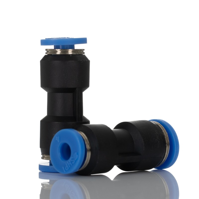 1 Bag of 10 - RS PRO Straight Tube-to-Tube Adaptor, Push In 4 mm to Push In 6 mm, Tube-to-Tube Connection Style