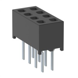 10 pcs : MMS-104-01-L-DV - CONN RCPT 8POS 0.079 GOLD PCB