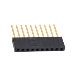 10 pcs : SSW-110-03-G-S - CONN RCPT 10POS 0.1 GOLD PCB