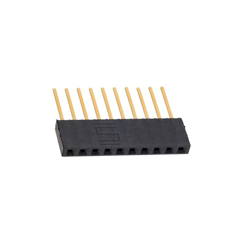 10 pcs : SSW-110-03-G-S - CONN RCPT 10POS 0.1 GOLD PCB