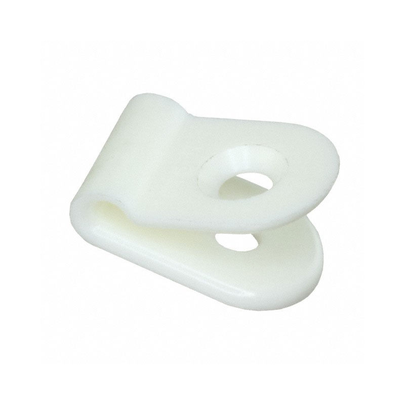 10 pcs : N-1-19 - CABLE CLAMP - SCREW MOUNT, NYLON