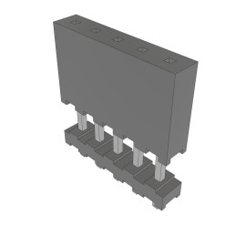 10 pcs : ESQT-105-03-F-S-408 - CONN SOCKET 5POS 0.079 GOLD PCB
