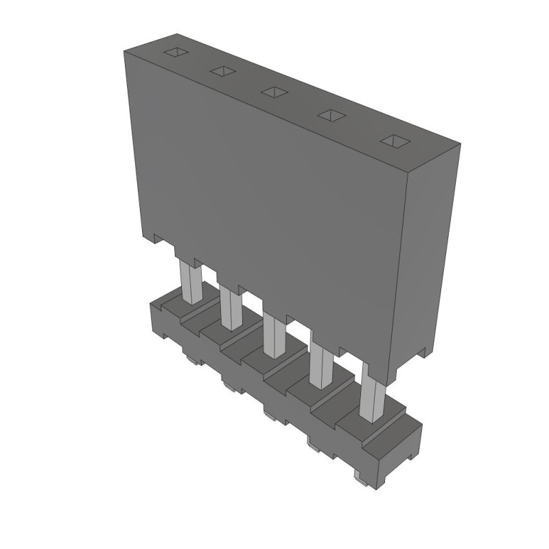 10 pcs : ESQT-105-03-F-S-408 - CONN SOCKET 5POS 0.079 GOLD PCB