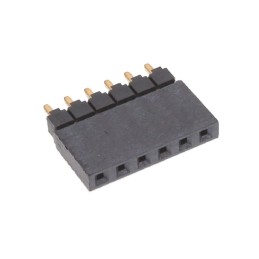 10 pcs : ESW-106-12-G-S - CONN SOCKET 6POS 0.1 GOLD PCB