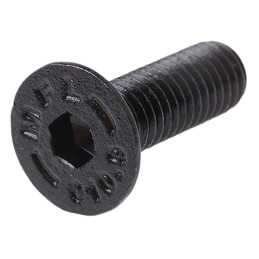 1 Box of 50 - RS PRO M8 x 25mm Hex Socket Countersunk Screw Black, Self-Colour Steel