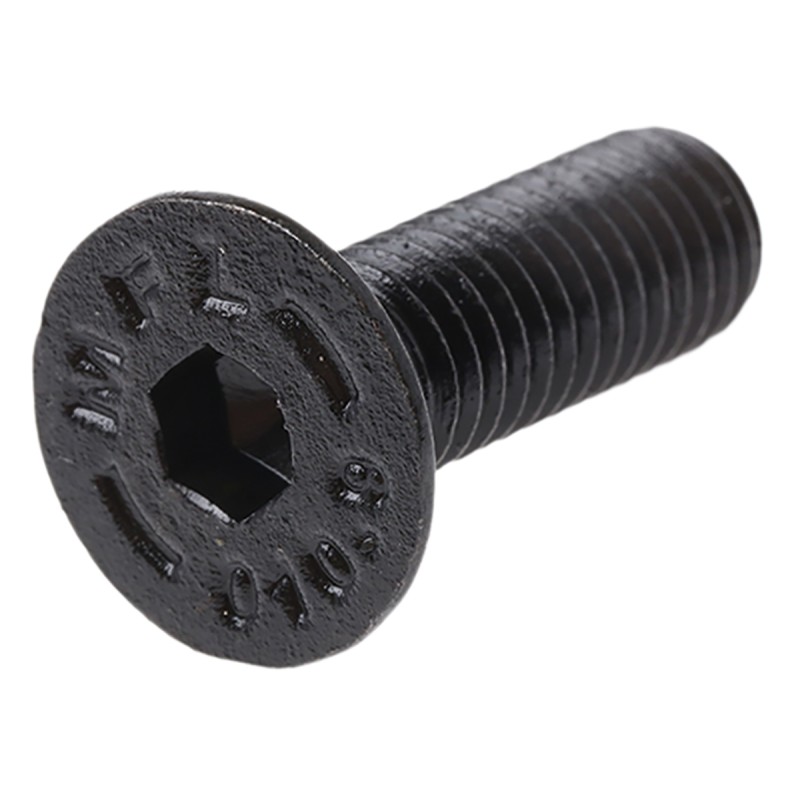 1 Box of 50 - RS PRO M8 x 25mm Hex Socket Countersunk Screw Black, Self-Colour Steel