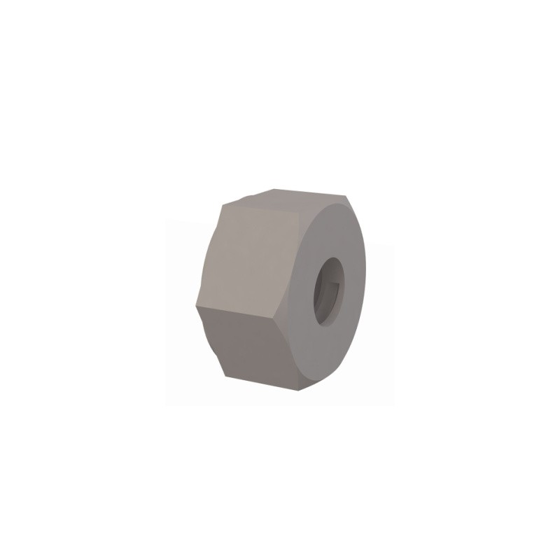 10 pcs : 0401024HNS - HEX NUT 10-24 THREAD .196 HEIGHT