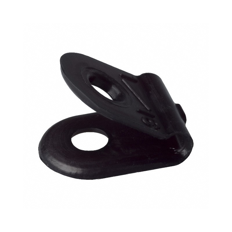 10 pcs : N-1-BK - CBL CLAMP P-TYPE BLACK FASTENER