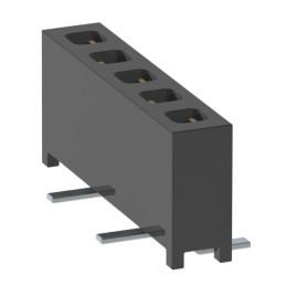 10 pcs : MMS-105-02-F-SV - CONN RCPT 5POS 0.079 GOLD SMD