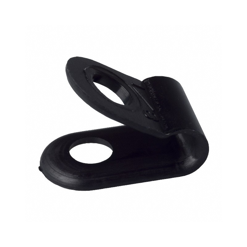 10 pcs : N-2-BK - CBL CLAMP P-TYPE BLACK FASTENER