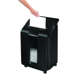 1 pcs - Fellowes AutoMax 100M 23L Mini Cut Shredder Credit Cards and Paper Clips, Shreds Staples