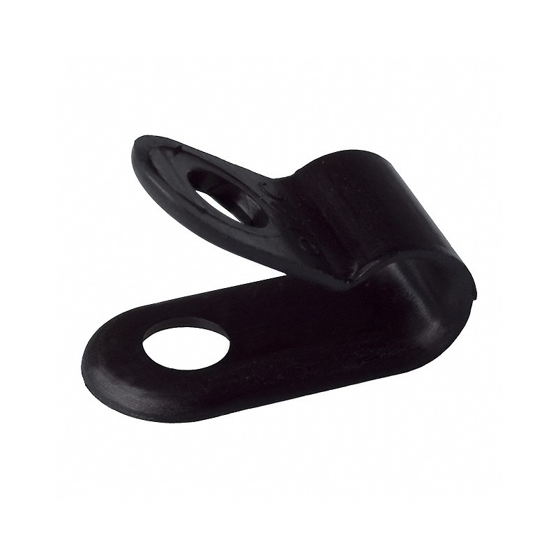10 pcs : N-3-BK - CBL CLAMP P-TYPE BLACK FASTENER