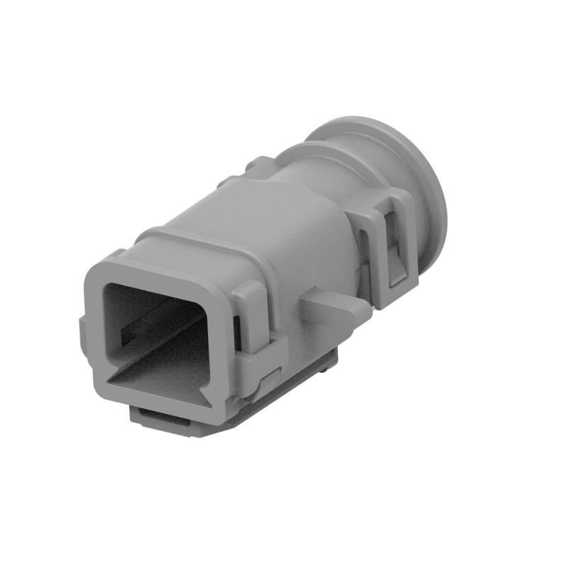 10 pcs : 2363714-2 - REC CONN CVR ASSY,2POS,DT,180DEG