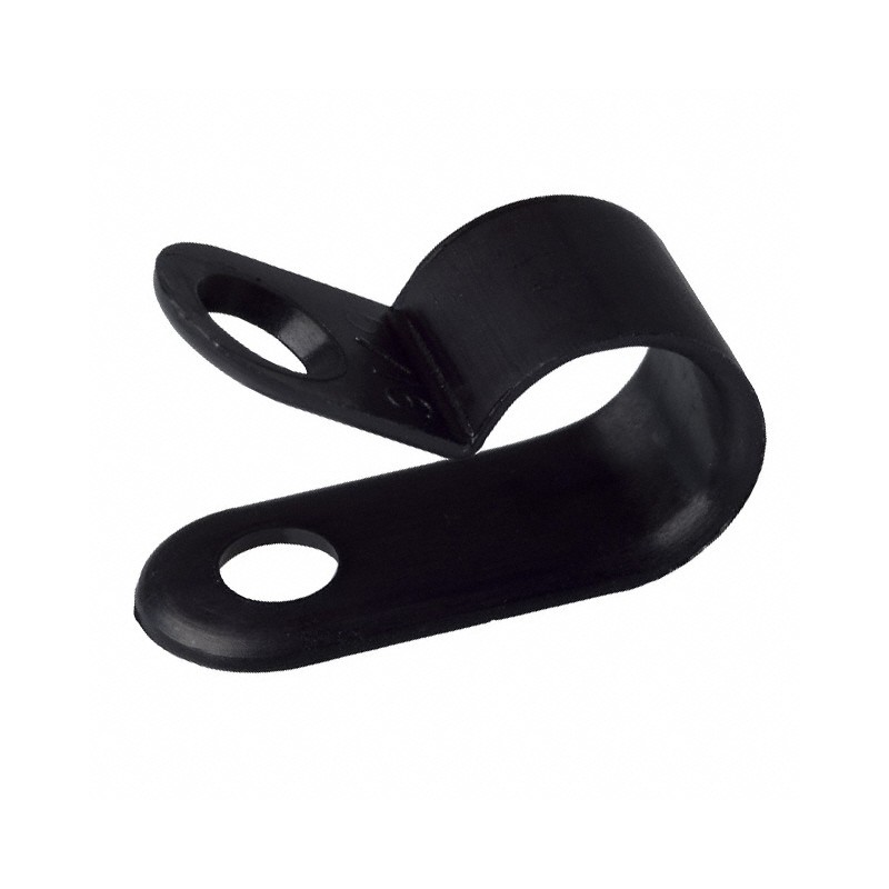 10 pcs : N-5-BK - CBL CLAMP P-TYPE BLACK FASTENER