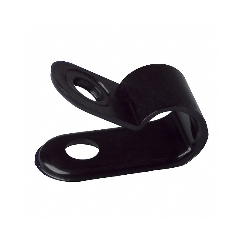 10 pcs : N-4-BK - CBL CLAMP P-TYPE BLACK FASTENER