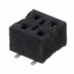 10 pcs : HLE-102-02-L-DV - CONN RCPT 4POS 0.1 GOLD SMD