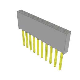 10 pcs : SSQ-110-03-L-S - CONN RCPT 10POS 0.1 GOLD PCB