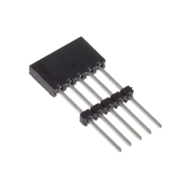 10 pcs : ESQT-105-02-F-S-550 - CONN SOCKET 5POS 0.079 GOLD PCB