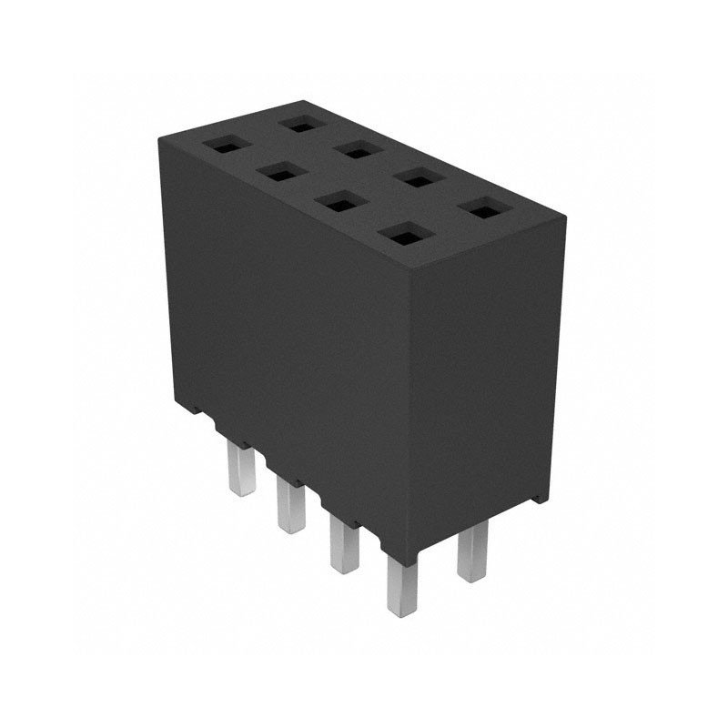 10 pcs : SQT-104-01-L-D - CONN RCPT 8POS 0.079 GOLD PCB