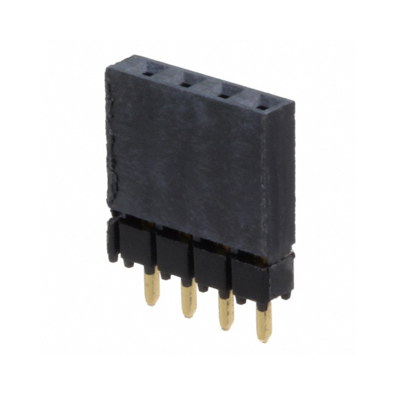 10 pcs : ESQ-104-12-G-S - CONN SOCKET 4POS 0.1 GOLD PCB