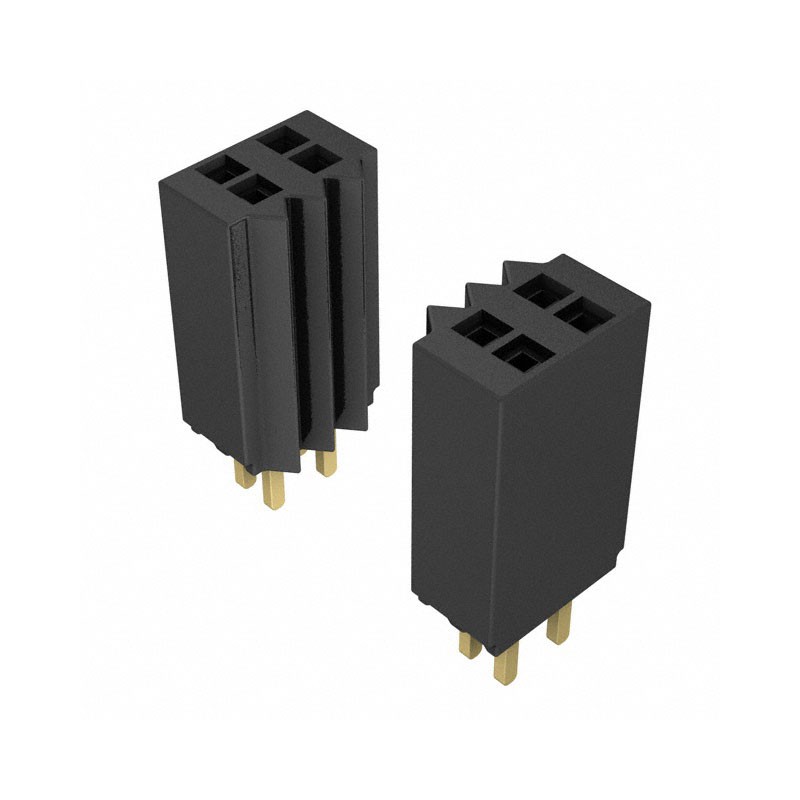 10 pcs : SMS-105-01-G-D - CONN RCPT 10POS 0.05 GOLD PCB