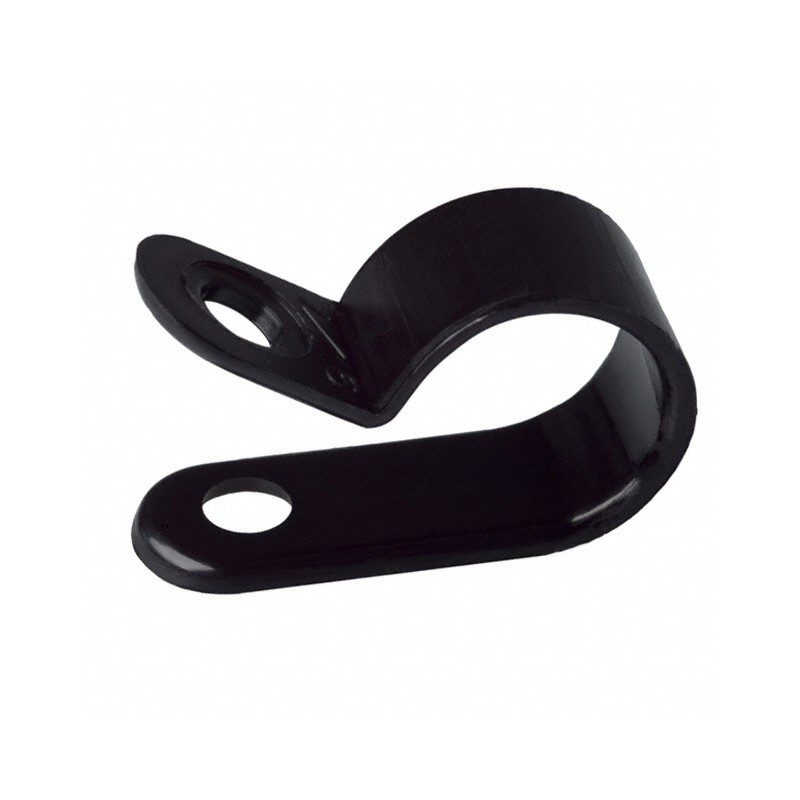 10 pcs : N-7-BK - CBL CLAMP P-TYPE BLACK FASTENER