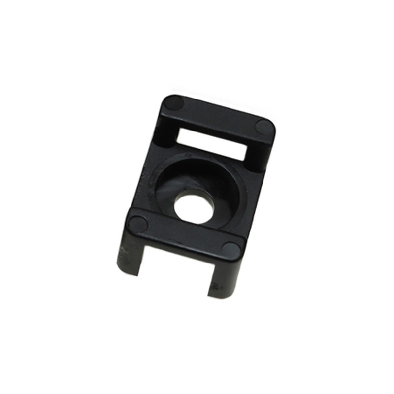 10 pcs : AL-SM0-0-C - SCREW MOUNTS, UV BLACK, 4 SCREW