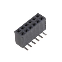 10 pcs : SSW-106-22-F-D-VS - CONN RCPT 12POS 0.1 GOLD SMD