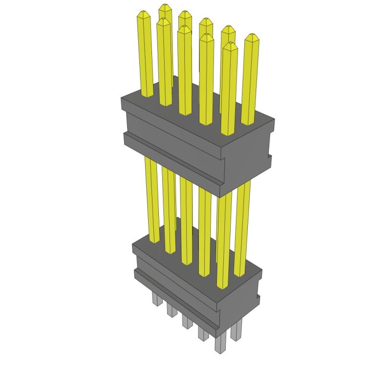 10 pcs : FW-05-04-F-D-445-155 - FLEXIBLE MICRO BOARD STACKING HE