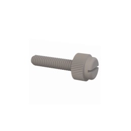 10 pcs : 090832075TEG - SLOTTED THUMB SCREW 8-32 THREAD