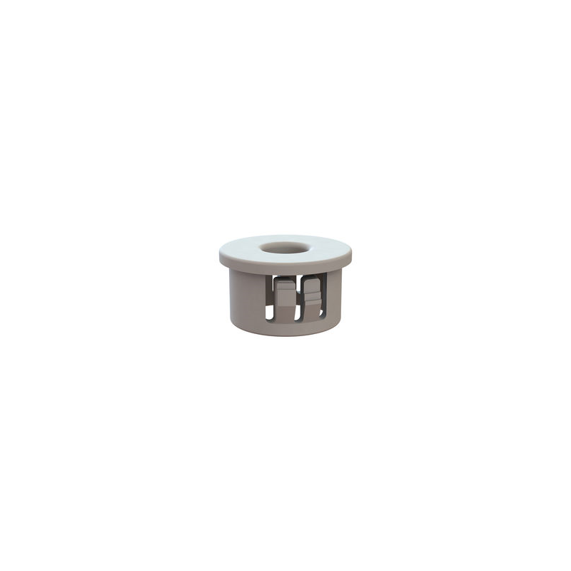 10 pcs : 22MP06254W - BUSHING 0.250' NYLON WHITE