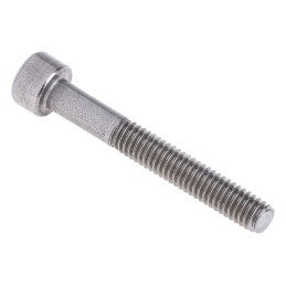 1 Box of 50 - RS PRO M4 x 30mm Hex Socket Cap Screw Plain Stainless Steel