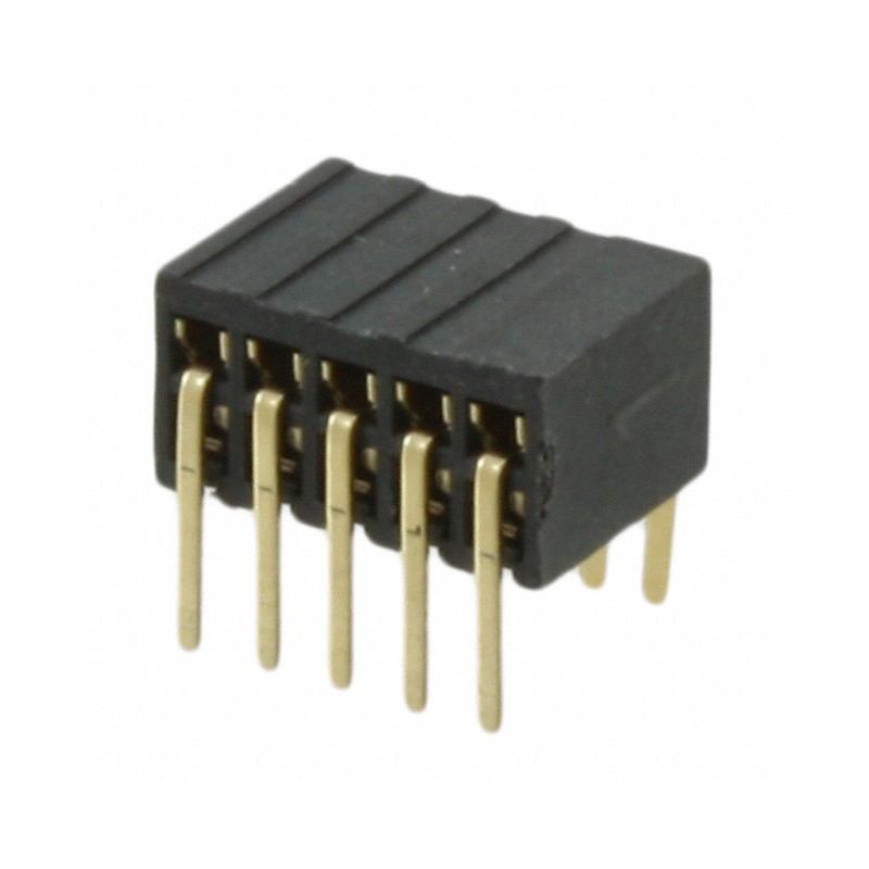 10 pcs : M50-3200545 - CONN RCPT 10P 0.05 GOLD PCB R/A