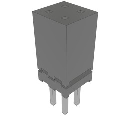 10 pcs : ESQT-102-03-F-D-309 - CONN SOCKET 4POS 0.079 GOLD PCB