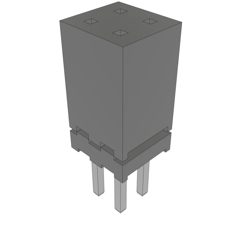 10 pcs : ESQT-102-03-F-D-309 - CONN SOCKET 4POS 0.079 GOLD PCB