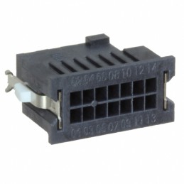 10 pcs : ISDF-07-D-M - CONN INSULATOR HSG 14POS 1.27MM