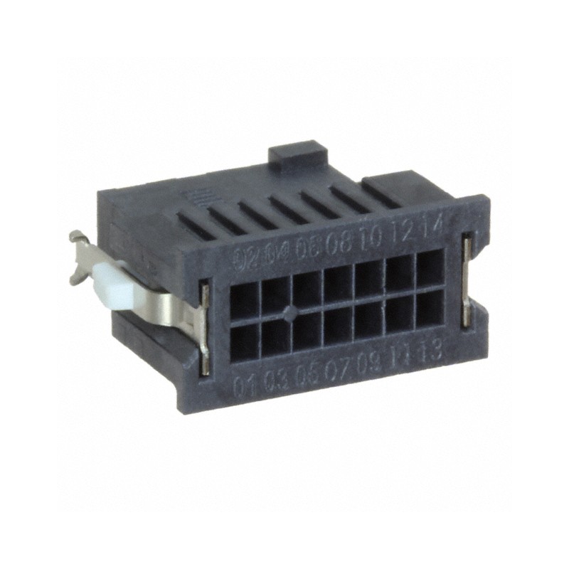 10 pcs : ISDF-07-D-M - CONN INSULATOR HSG 14POS 1.27MM