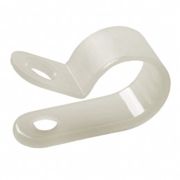10 pcs : N-7-19 - CABLE CLAMP - SCREW MOUNT, NYLON