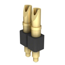 10 pcs : 824-22-002-00-001000 - CONN SPRING PISTON 2POS SLD PCB