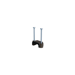 10 pcs : 22NCC1250FB - CBL CLIP U-TYPE BLACK FASTENER