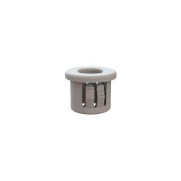 10 pcs : 22MP04374W - BUSHING 0.250' NYLON WHITE