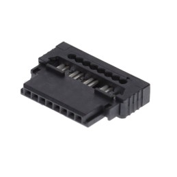 10 pcs : 224396-E - 8-PIN, FEMALE,IDC2426FRICTIONR/A
