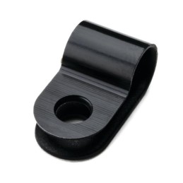 10 pcs : 211-60002 - CBL CLAMP P-TYPE BLACK FASTENER