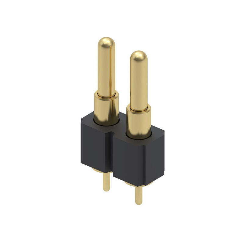 10 pcs : 816-22-002-10-005101 - CONN SPRING PISTON 2POS PCB