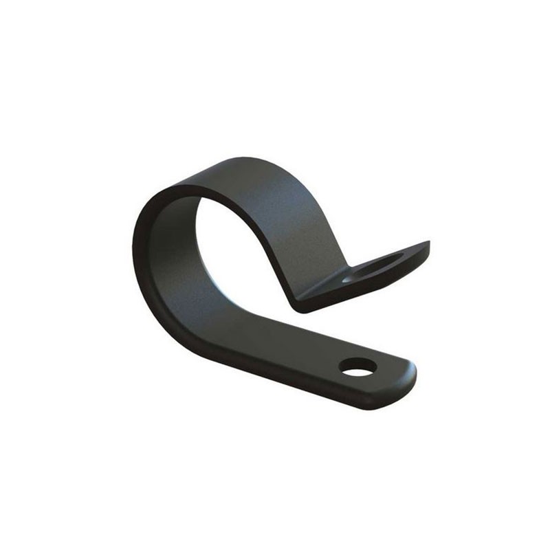 10 pcs : N-4B-BK - CBL CLAMP P-TYPE BLACK FASTENER