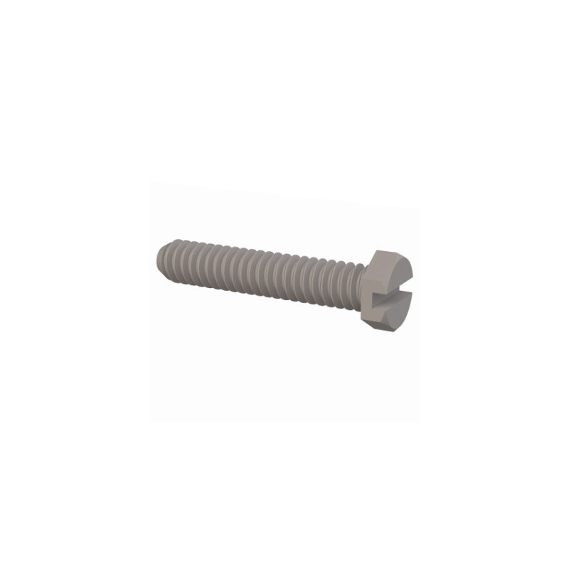 10 pcs : 012520X175 - HEX SLOTTED SCREW 1/4-20 THREAD