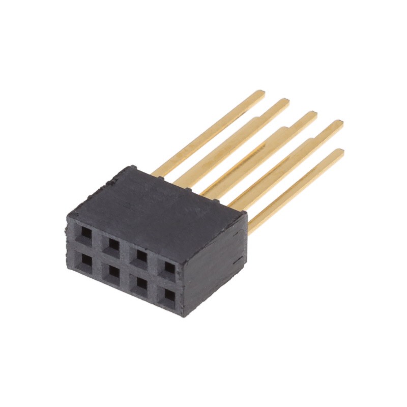 10 pcs : SSW-104-04-G-D - CONN RCPT 8POS 0.1 GOLD PCB