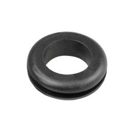 10 pcs : GRO025062A - GROMMET 0.188' PVC BLACK